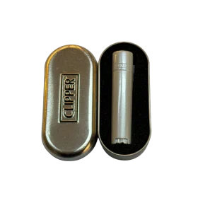 1 accendino clipper in acciaio enotabaccheria ferrulli gravina