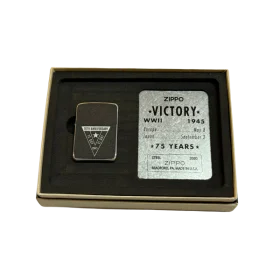 accendino zippo europe japan victory 75th anniversary commemorative enotabaccheria ferrulli gravina