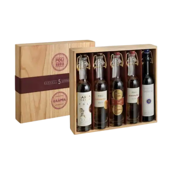 confezione 5 barrel experience whisky 700 ml poli enoteca ferrulli gravina in puglia