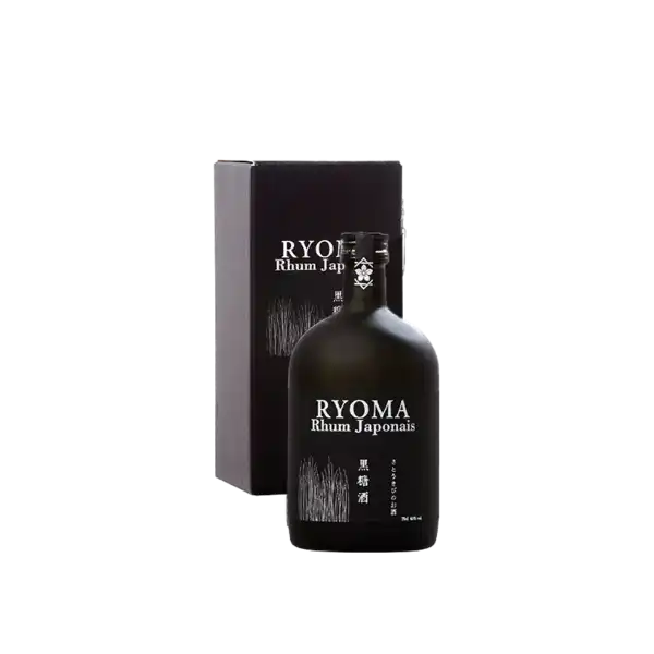 ryoma rum giapponese con due bicchieri ryoma rum giapponese con due bicchieri 70cl kikusui enoteca ferrulli gravina in puglia
